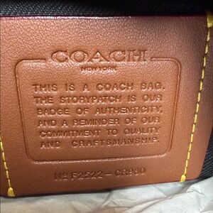 Coach Black Leather Bag